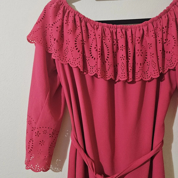 Tahari by ASL Eyelet Dress - Picture 9 of 11